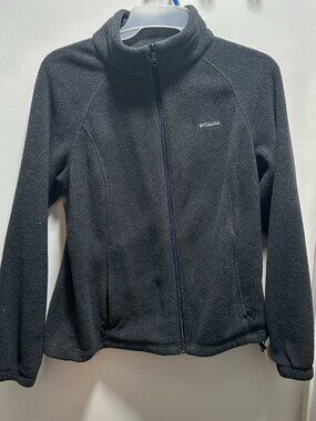 Columbia Long Sleeve Charcoal Grey Zip-Up Jacket